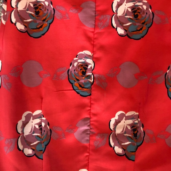Maison Jules Coral Floral Print Dress NWT size L - Picture 7 of 8